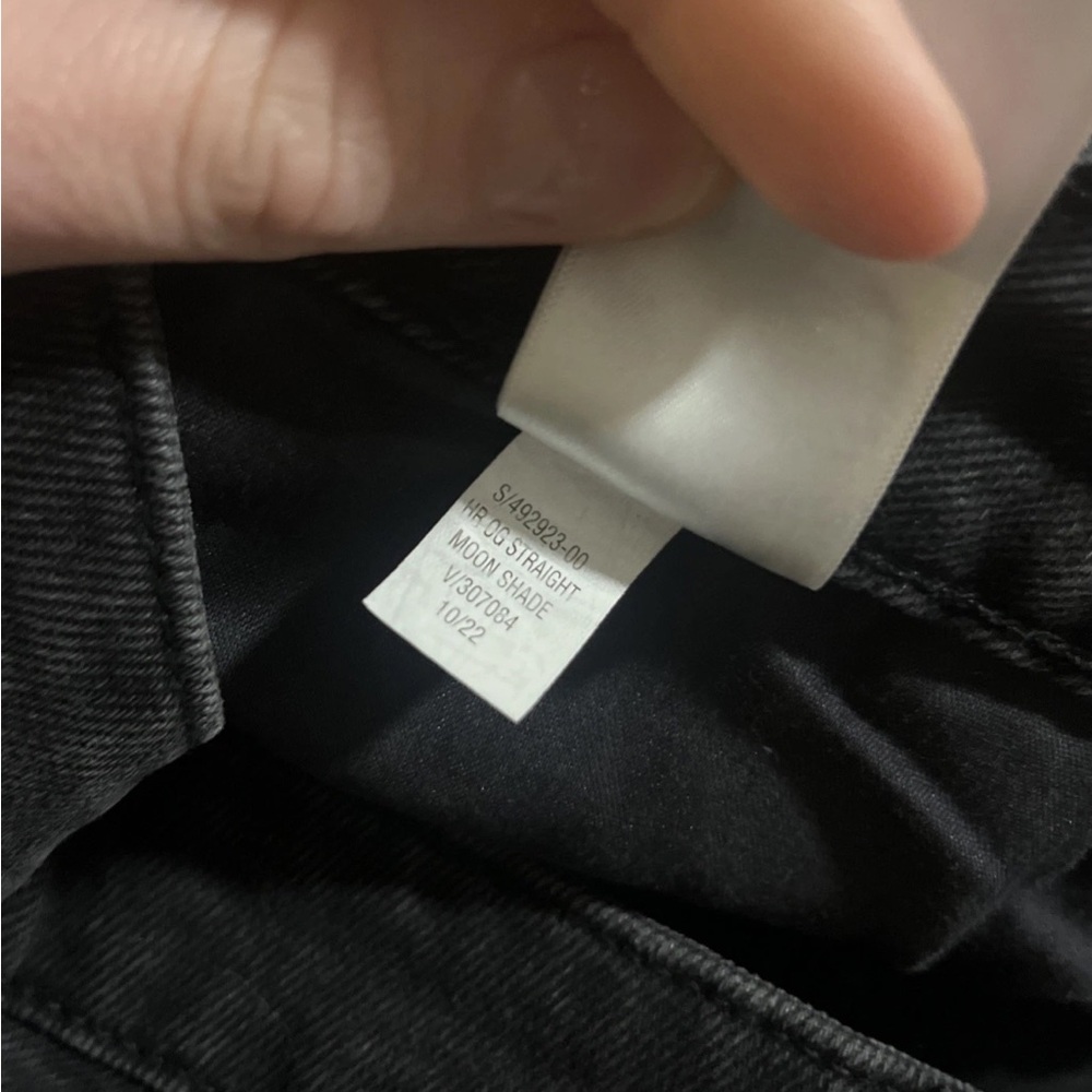 Old Navy Women’s OG High Rise Straight Black Jeans Size 18 Petite 18P - Picture 10 of 12